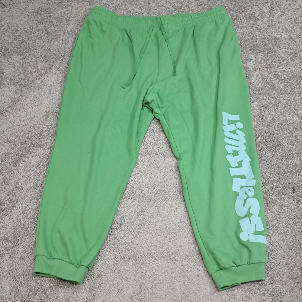 Target Black History Month Limitless Green Graphic Joggers Mens 3X 7471